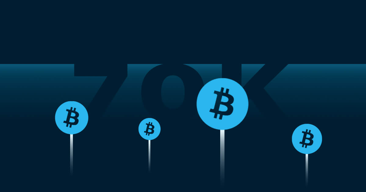 Bitcoin testet entscheidende Unterstützung bei $70.000