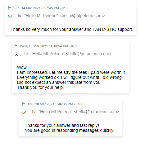 Bridge Wallet customer testimonials