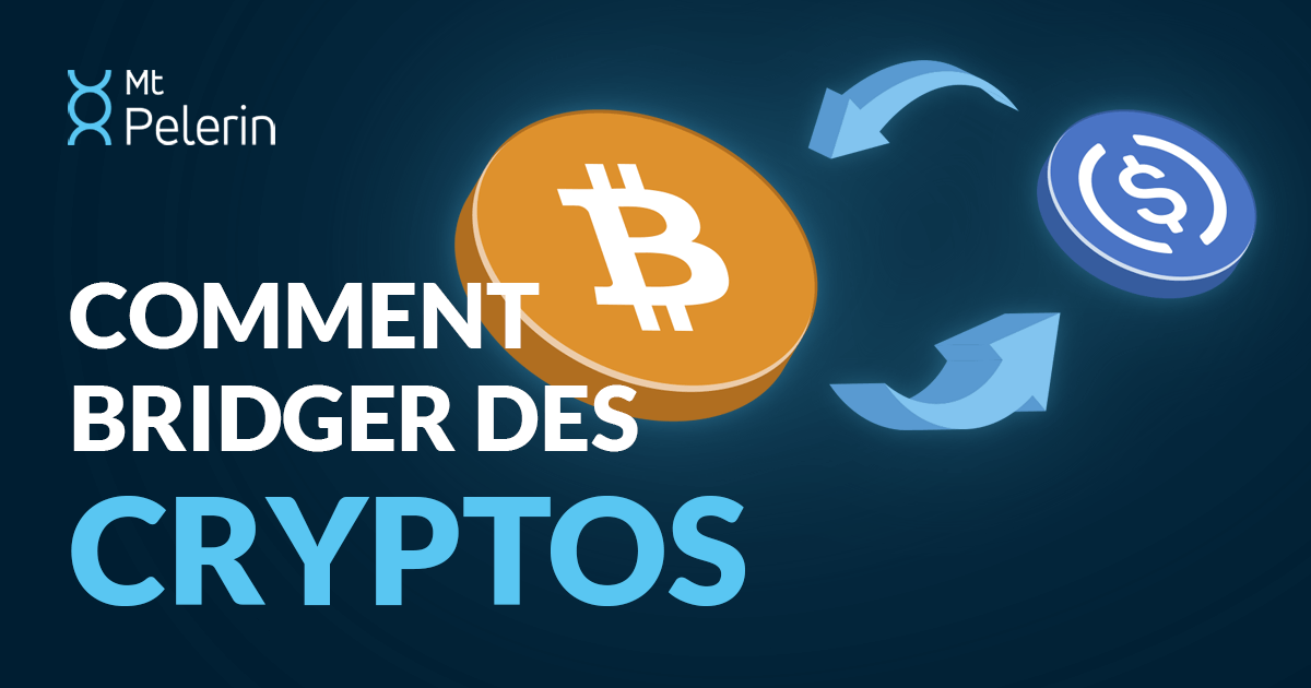 Illustration comment bridger des cryptomonnaies