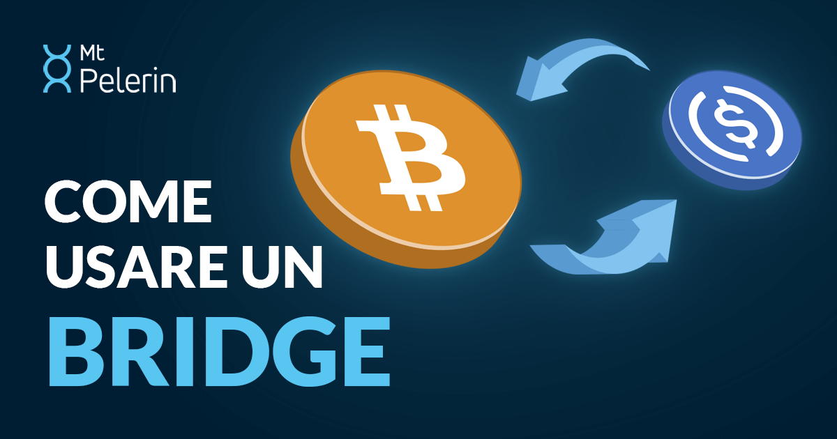 Illustrazione come usare un bridge cripto
