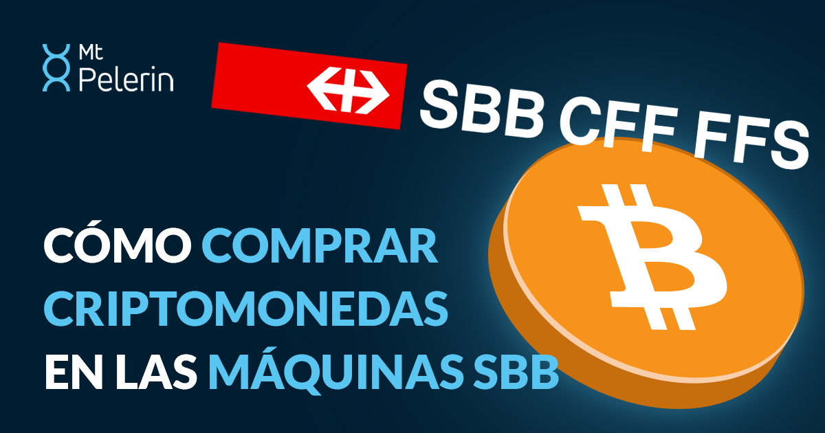 Ilustración cómo comprar criptomonedas en las máquinas SBB