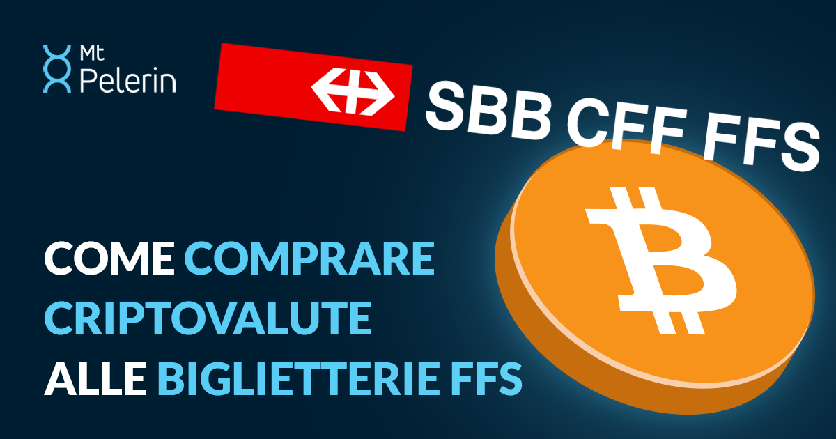 Illustrazione come comprare cripto alle biglietterie FFS