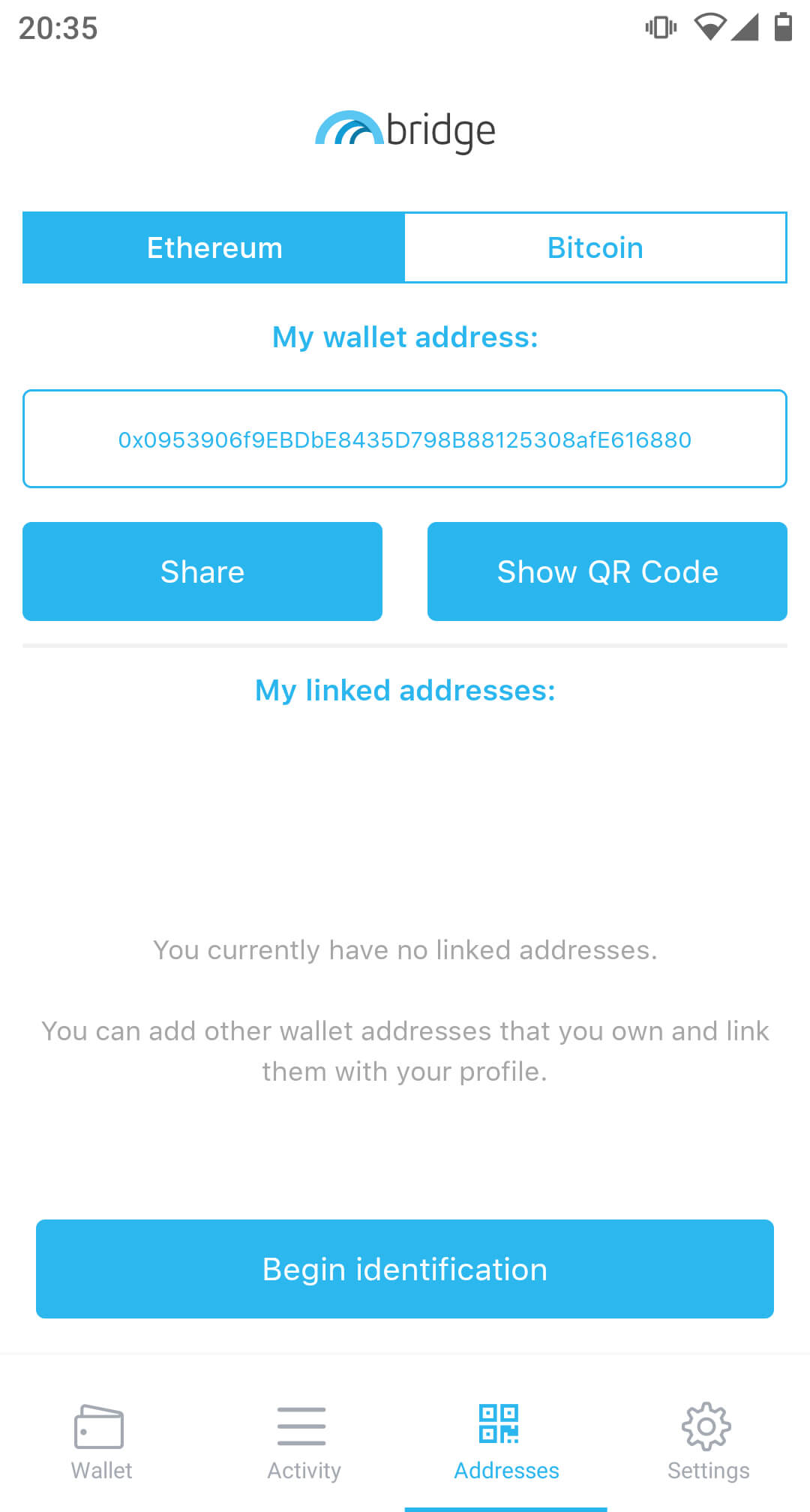 free to create ethereum wallet address