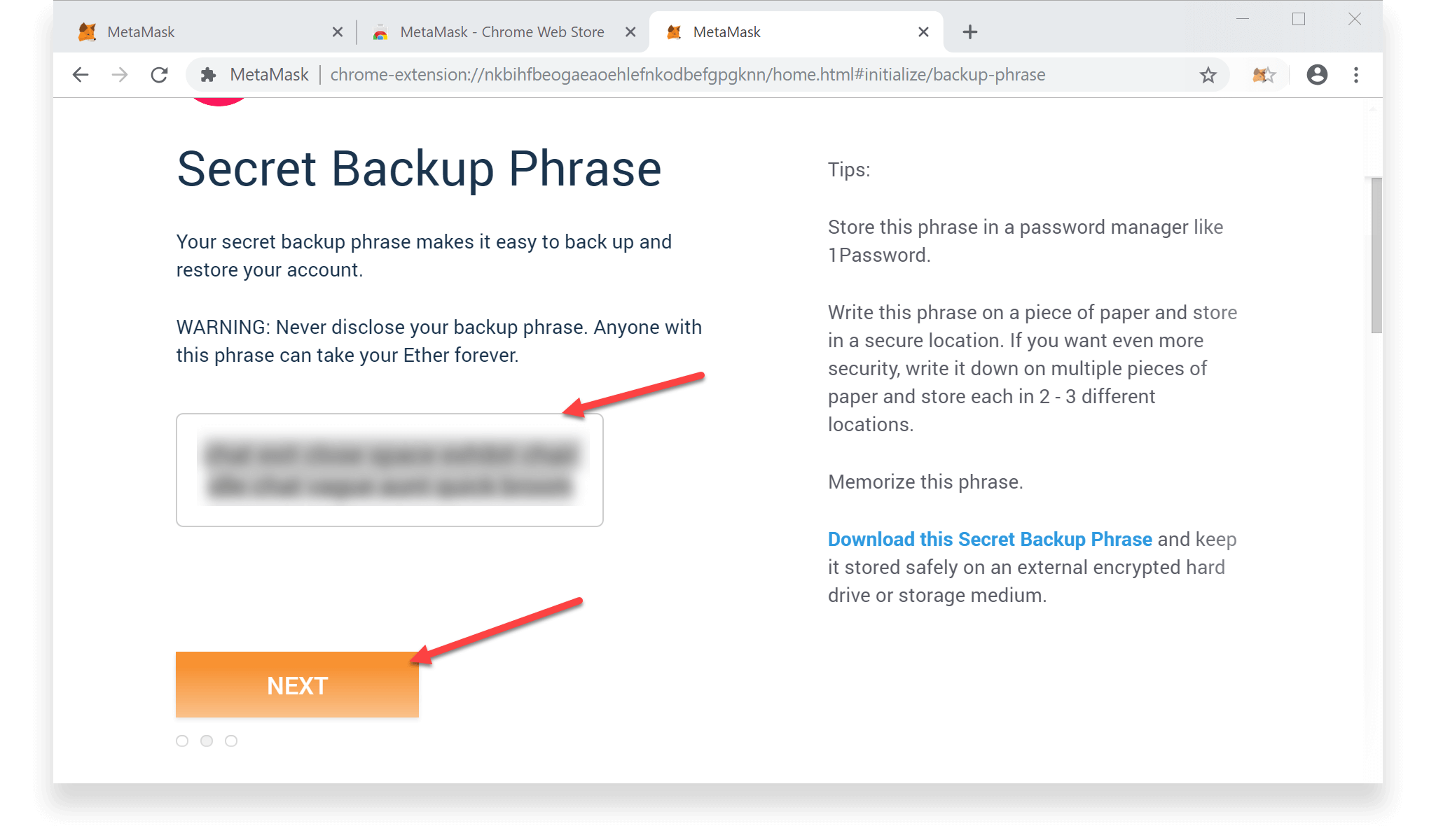 how to create a paper wallet with metamask