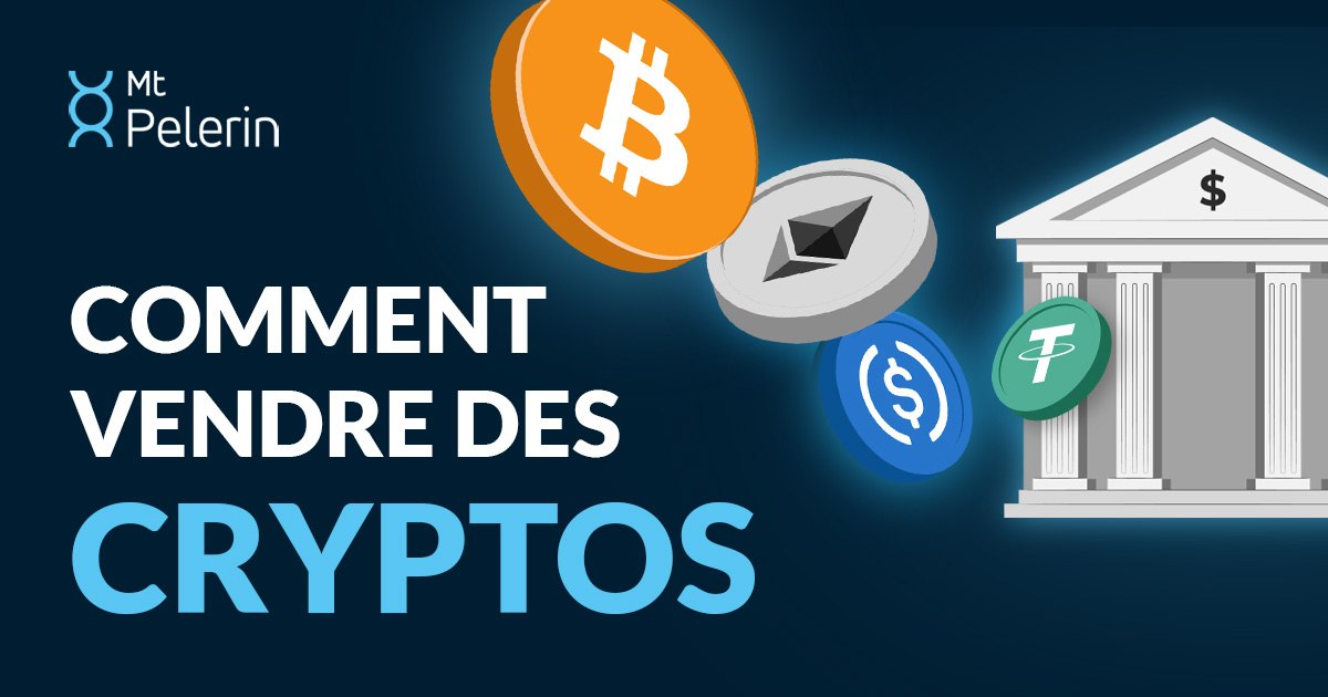 Illustration comment vendre des cryptomonnaie 