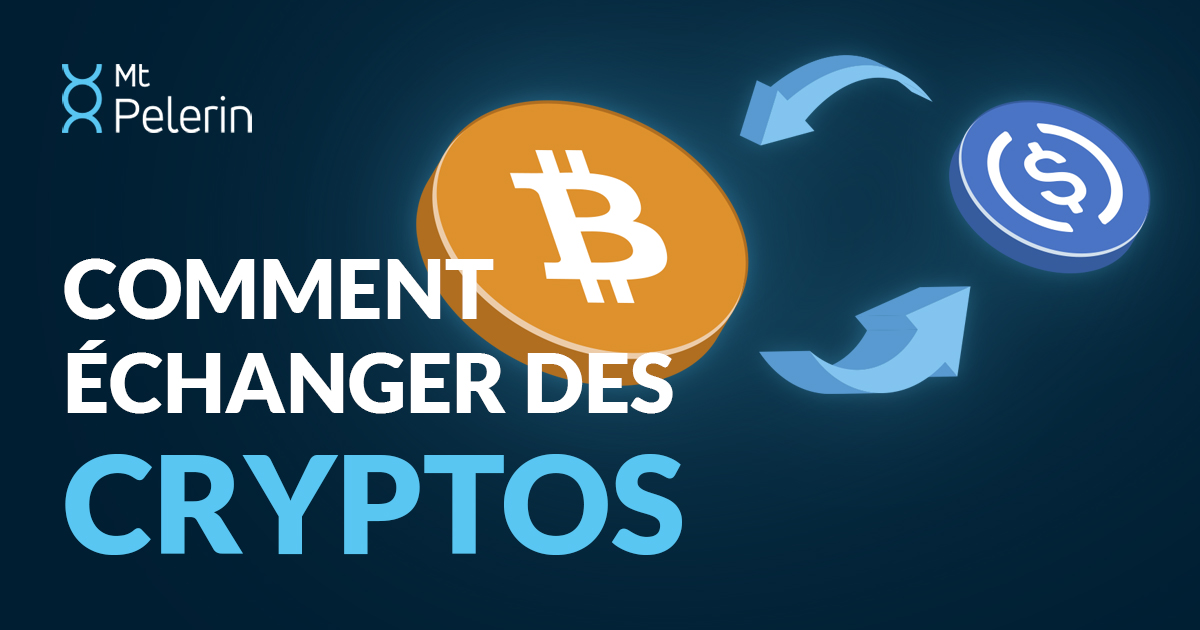 Illustration comment swapper des cryptos