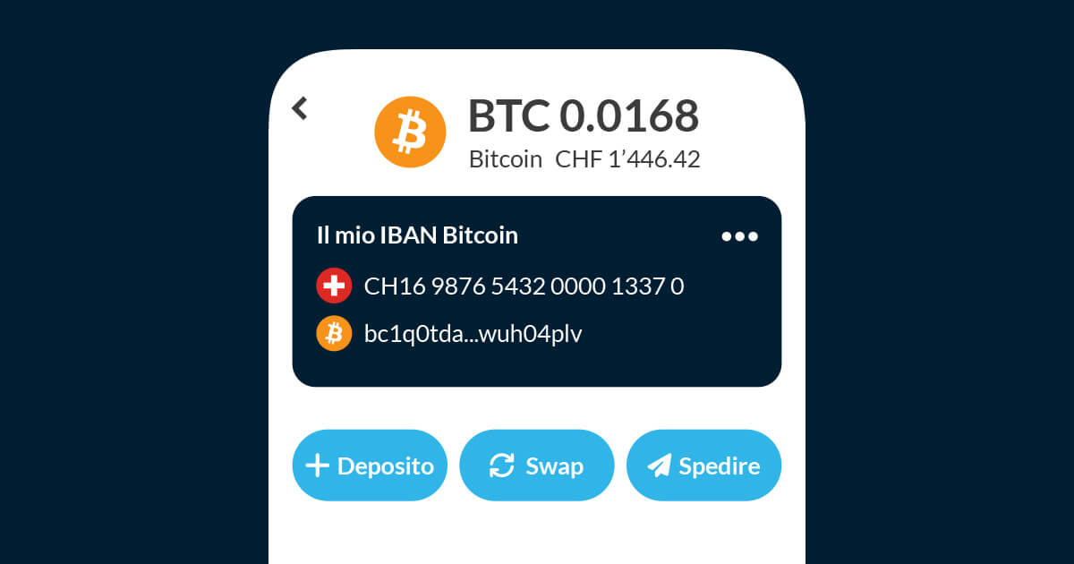 Mt Pelerin IBAN personale cripto