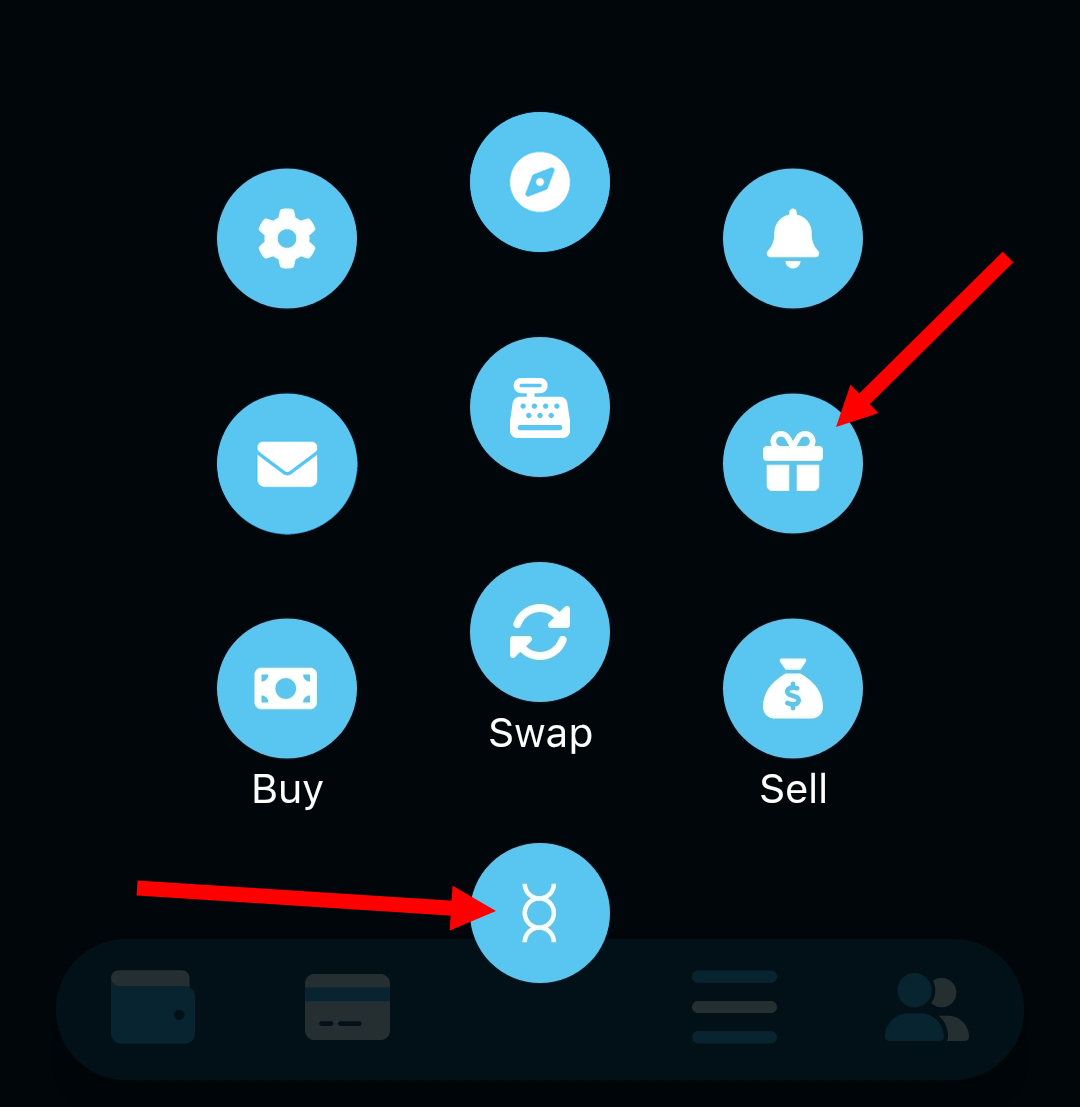 Mt Pelerin app main menu