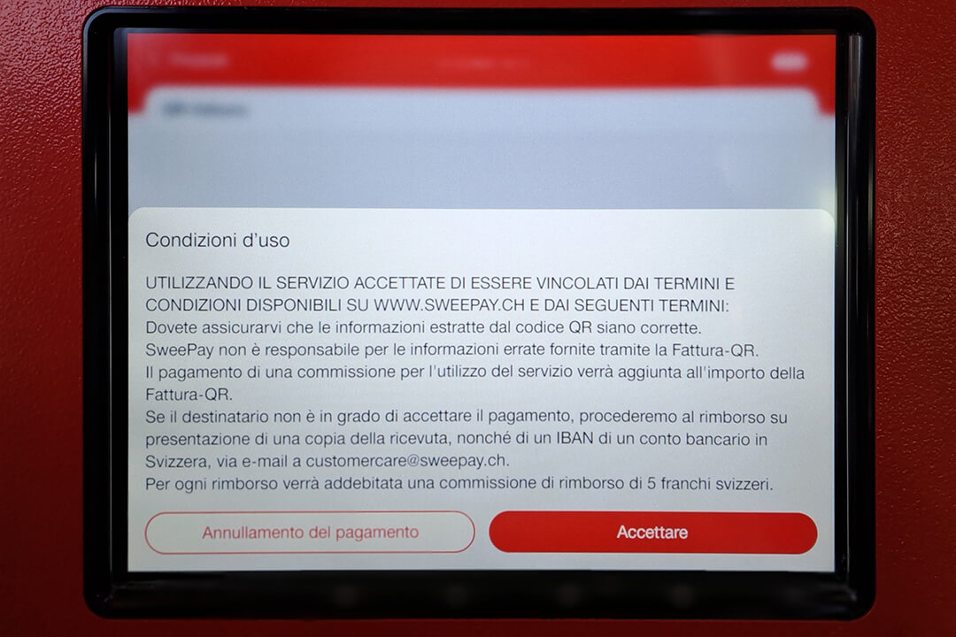 Biglietterie automatiche delle FFS termini e le condizioni