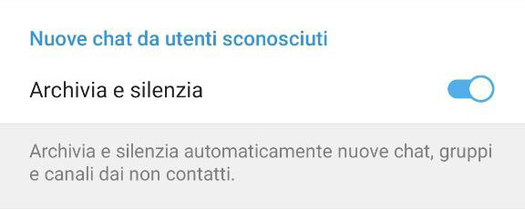 iTelegram archivia e silenzia Telegram archivia e silenzia