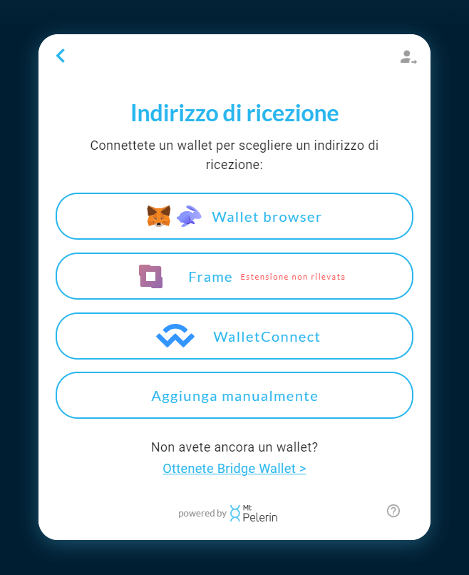 Widget Mt Pelerin address validation