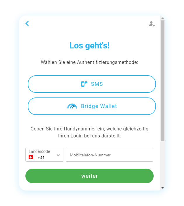 Mt Pelerin EURS kaufen Widget Screenshot 5