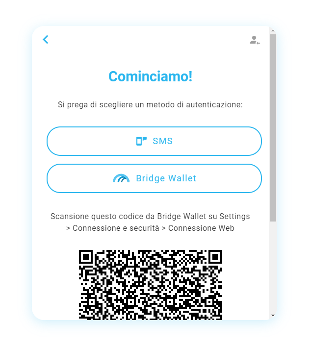 Mt Pelerin comprare ETH widget screenshot 6