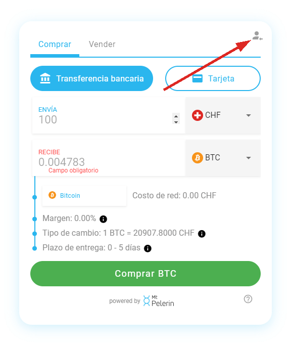 Widget Mt Pelerin - Log in