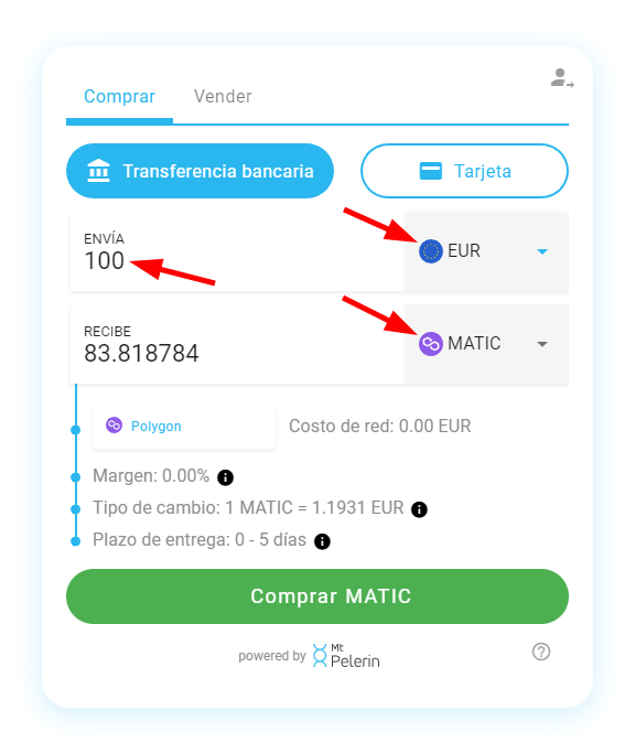 Mt Pelerin comprar POL widget screenshot 3