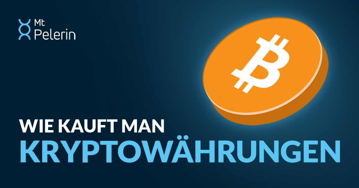 Illustration wie kauft man Kryptowährungen